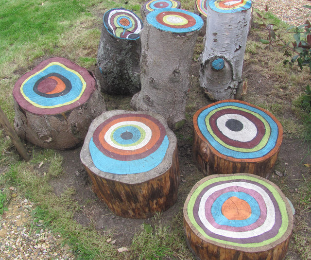 5562383_830c43a2 Painted Logs at Lindengate